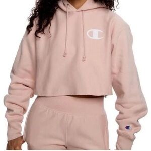 Champion cropped hoodie